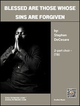 Blessed Are Those Whose Sins Are Forgiven TB choral sheet music cover